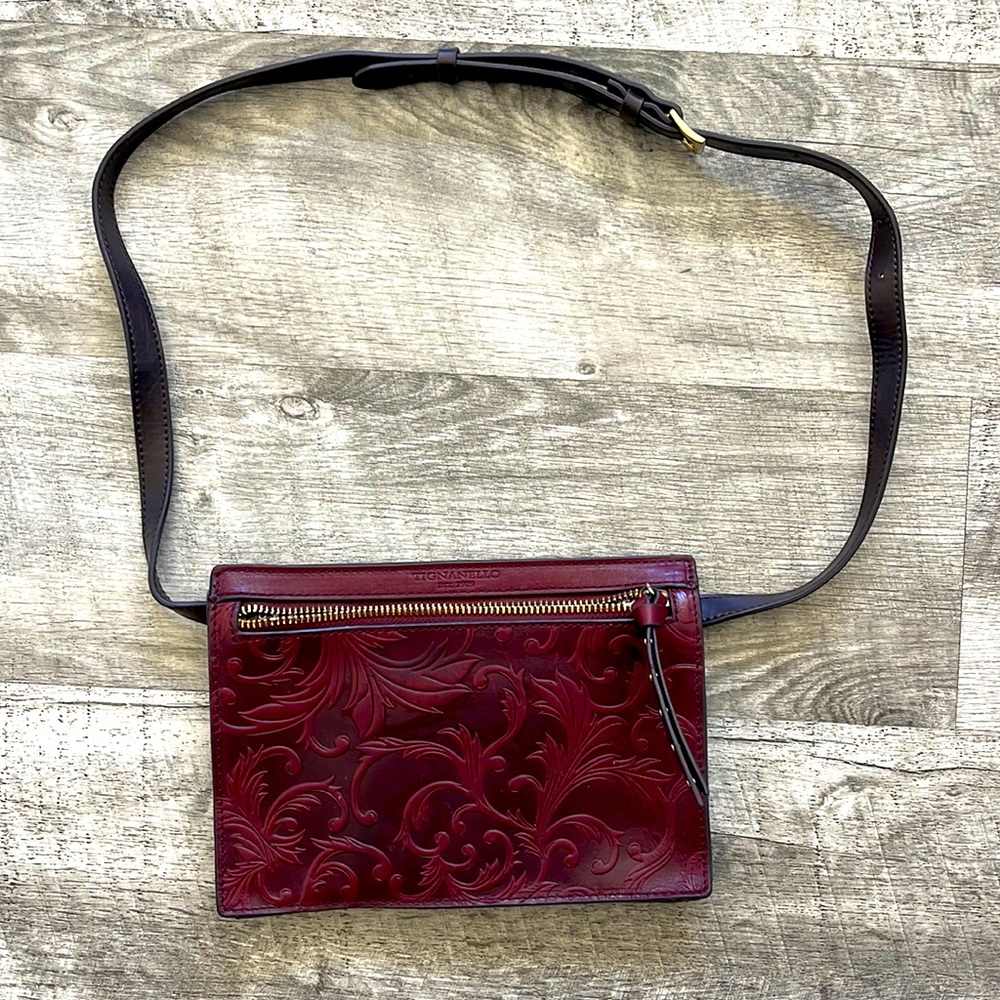 Vintage Leather Tignanello Belt Bag